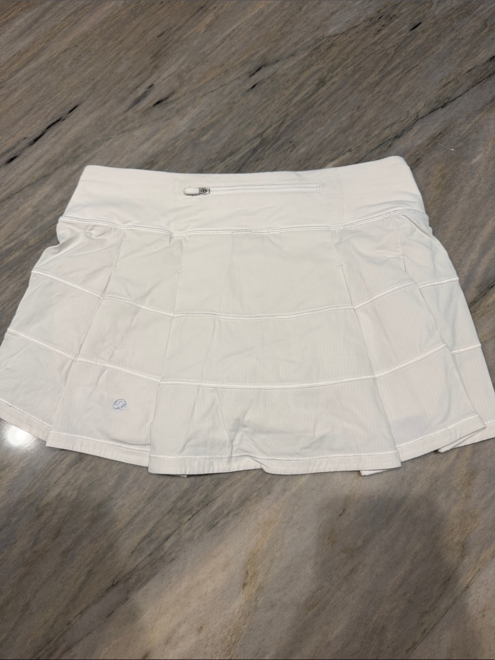 lululemon athletica White Women's Tennis Skort with Zipper Pocket
